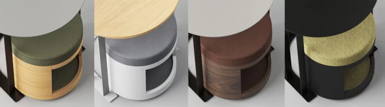 ZooZoo stolići s tabureima - boje