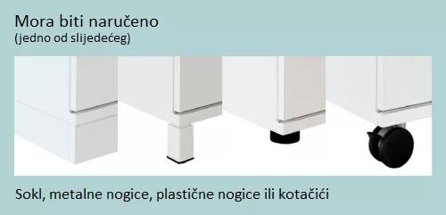 uni ormari podnožje