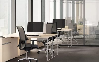 Dizajnerski radni stol s tankim nogama Air