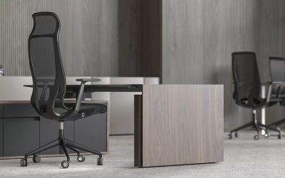 Narbutas elegantna menadžerska stolica D-Chair prozračni dizajn