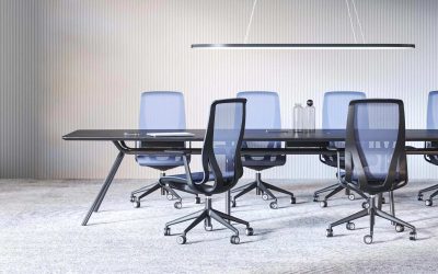 Narbutas stolica za moderne urede D-Chair prozračan dizajn